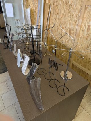 Portaoggetti accessori alzate espositori vetrina