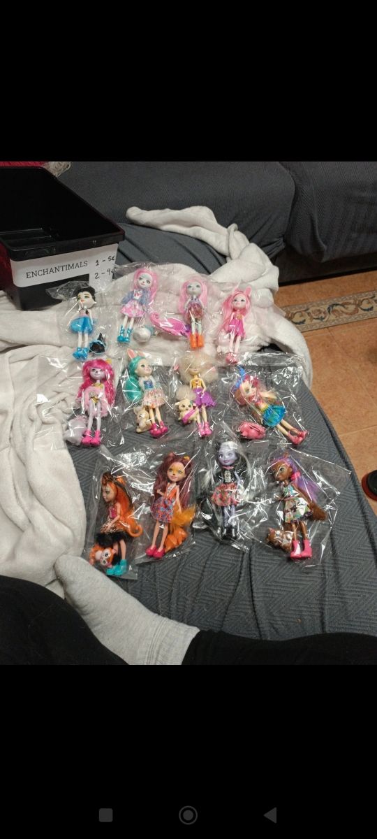 Lote de enchantimals 12 con sus mascotas