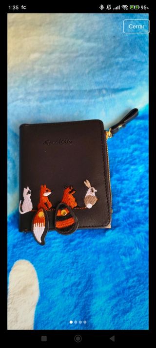 Cartera con animales