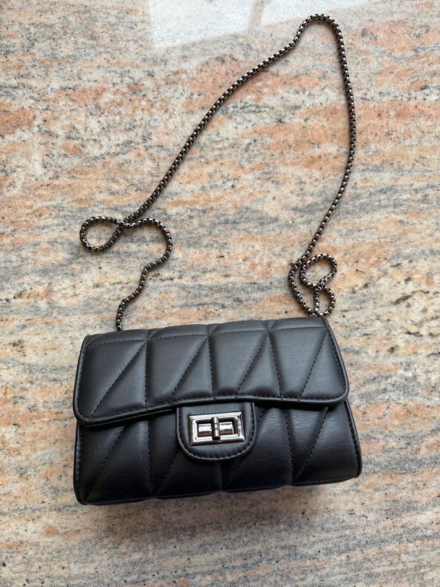 Bolso negro ombro bijou brigitte