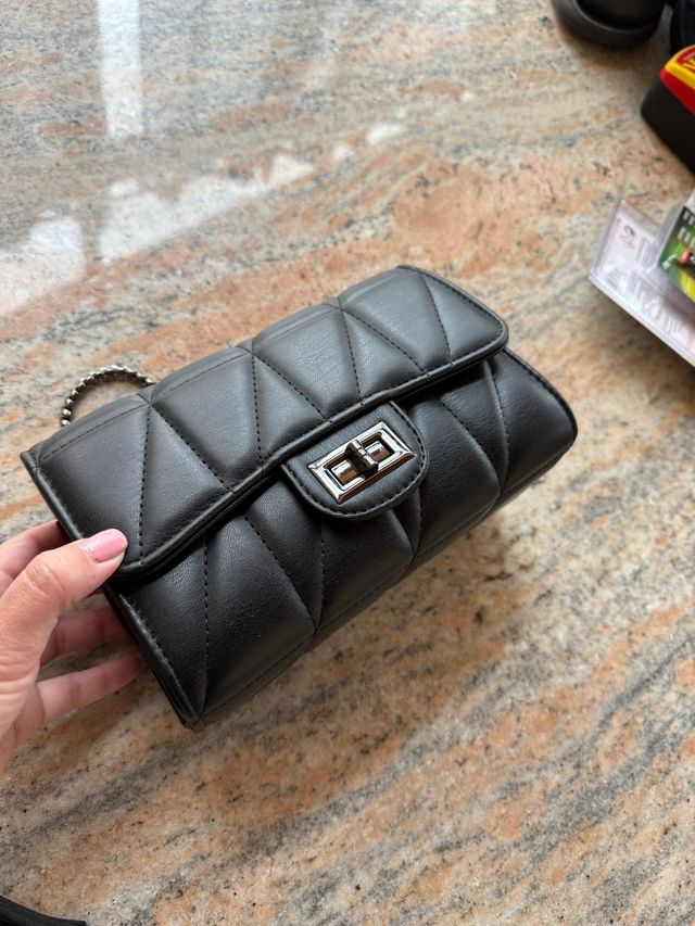 Bolso negro ombro bijou brigitte