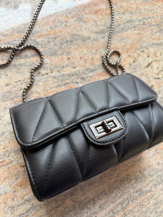 Bolso negro ombro bijou brigitte