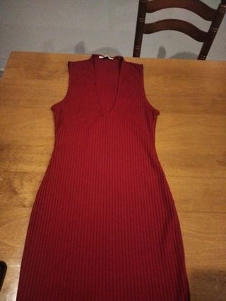 Vestido granate mujer talla S