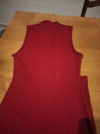 Vestido granate mujer talla S