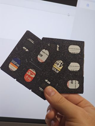 Organizador tarjetas SD MicroSD