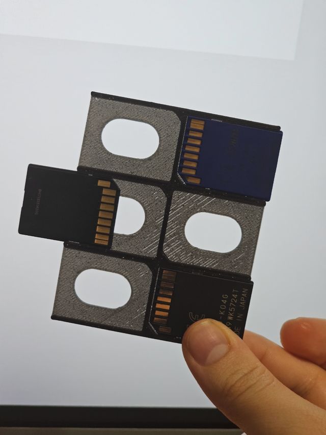 Organizer per schede SD microSD