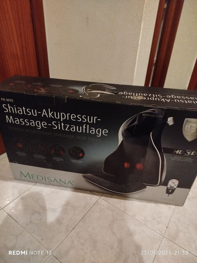 Sillón masaje shiatsu