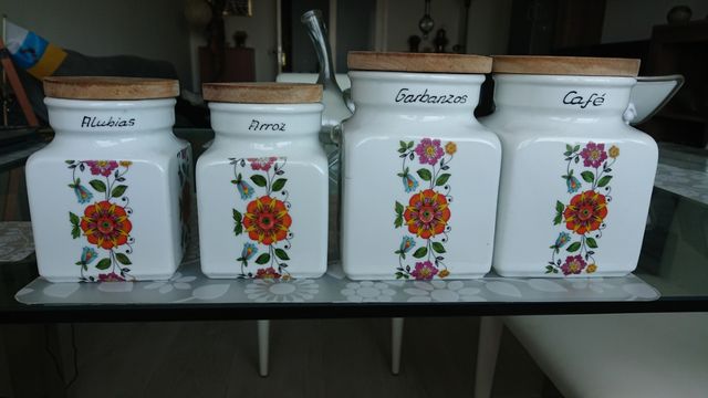 Botes cocina ceramica esmaltada