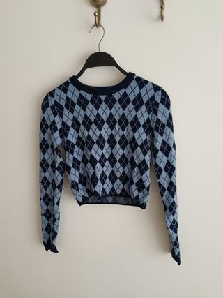 Jersey rombos azul