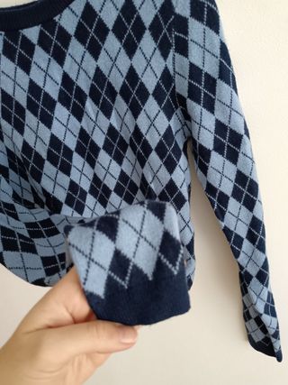 Jersey rombos azul