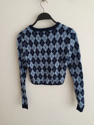 Jersey rombos azul