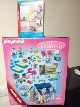 Playmobil casa completa y mami pastelera