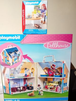 Playmobil casa completa y mami pastelera