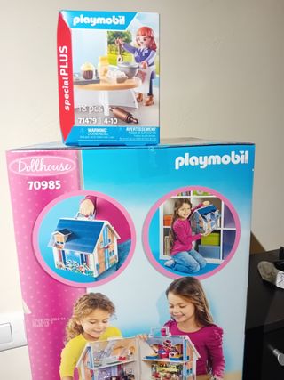 Playmobil casa completa y mami pastelera