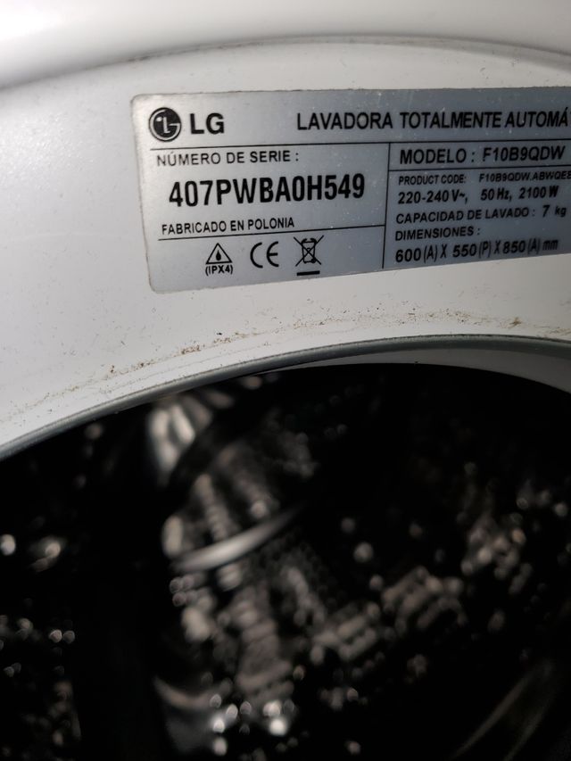 Presostato lavadora LG 