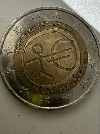 Moneda 2 euros EMU francesa