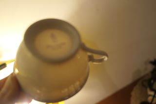 Servizio x 6 Rheinekrone bordo oro anni '30