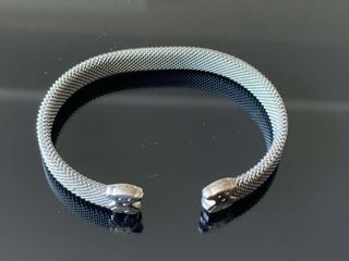 Pulsera mujer plateada ositos