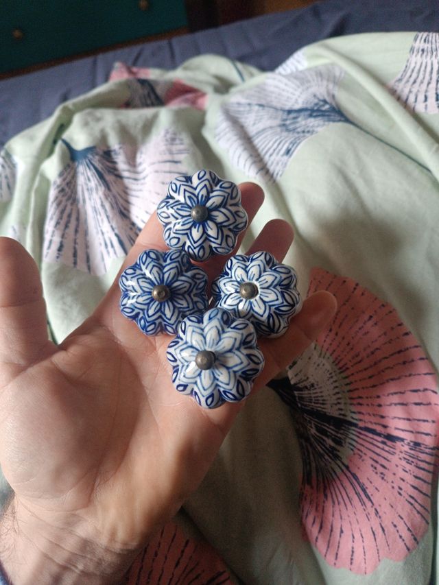 Tiradores de cerámica