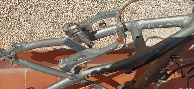 Espejo vintage madera beige