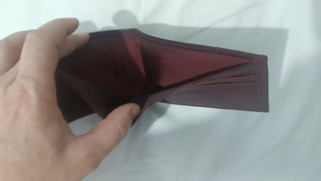 Portafoglio con porta assegni