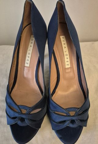Zapato tacón fiesta. Pura López