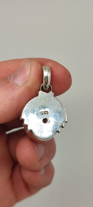 Colgante de plata y Ámbar.