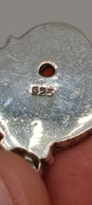 Colgante de plata y Ámbar.