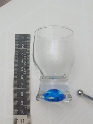 Bicchieri vintage liquore multicolore