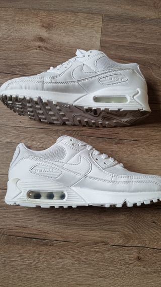 Nike air max 90 blancas chica.