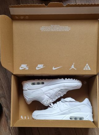Nike air max 90 blancas chica.