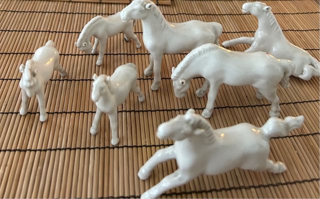 Caballitos porcelana