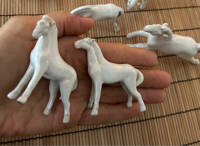 Caballitos porcelana