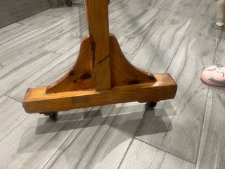 Perchero ropa madera vintage