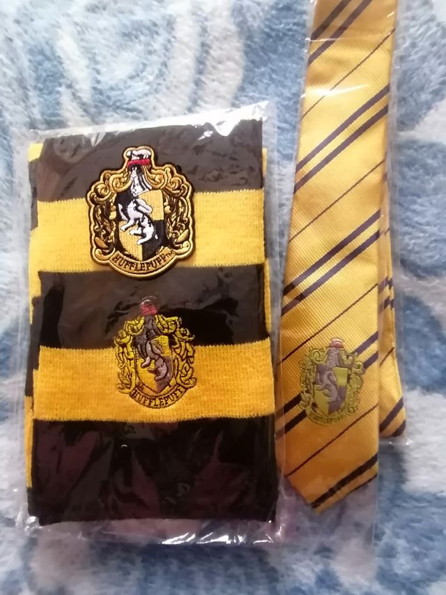 Bufanda y Corbata Hufflepuff