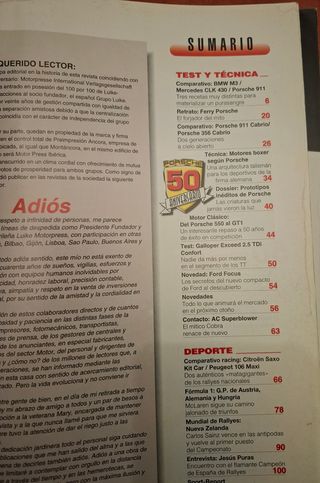 Revista Automovil No248 septiembre 1998 UR