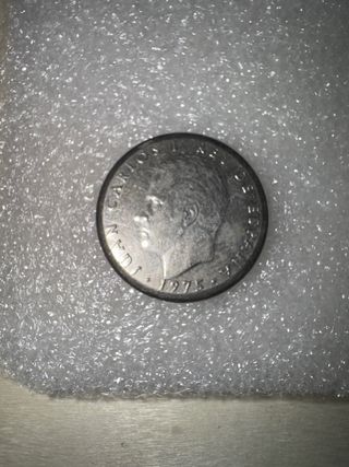 Moneda 5 pesetas 1978 Fallo Troquelado