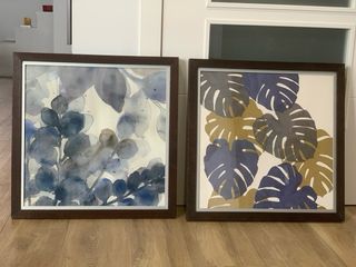 Cuadros Ikea con laminas