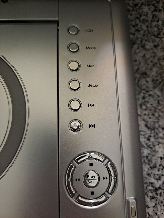 Reproductor DVD y CD portatil