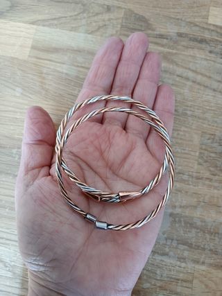 Due braccialetti rame e alluminio