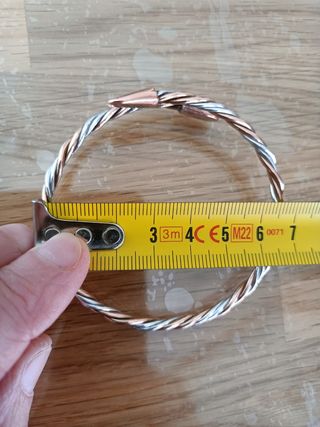 Due braccialetti rame e alluminio