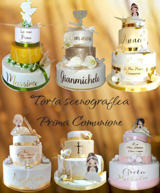 Torta scenografica prima comunione