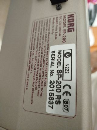 Teclado piano korg profesional 88 teclas