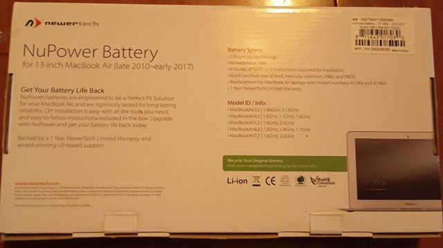 Bateria MacBook air 2015