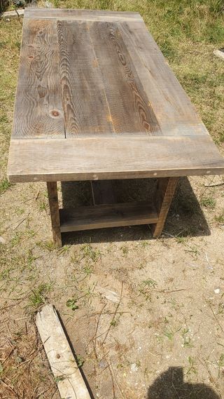 Mesas madera rústica