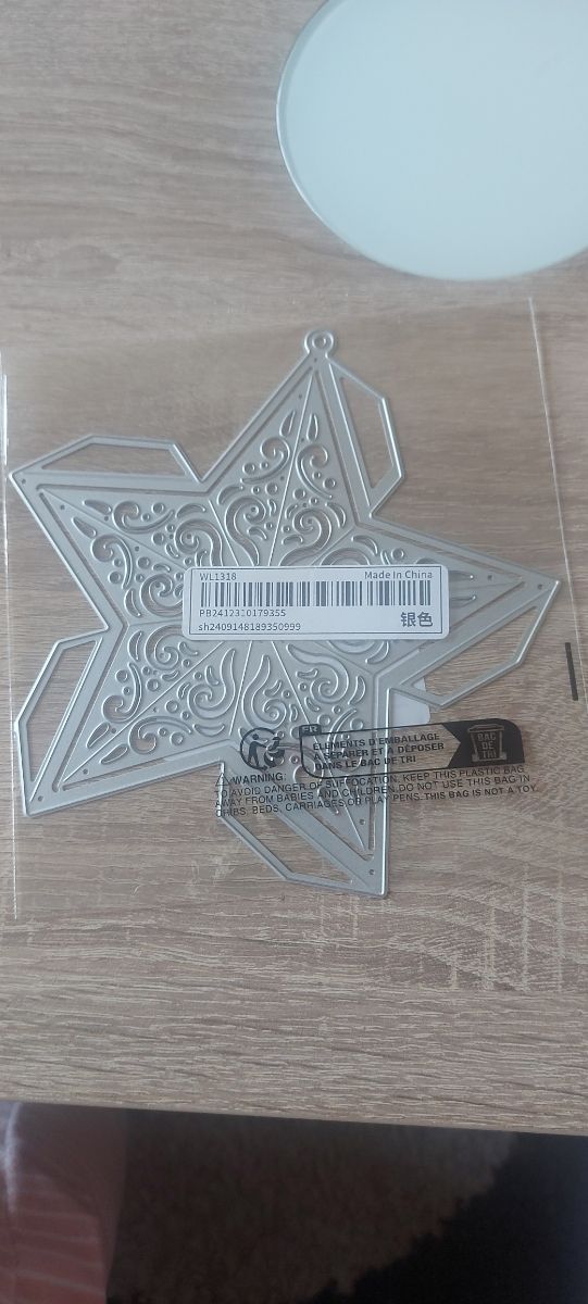 Troquel scrapbooking estrella