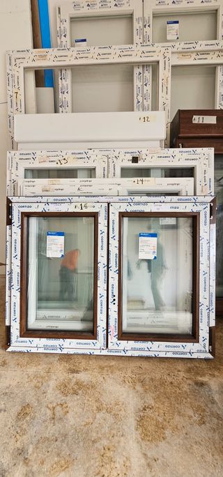 VENTANA PVC CORTIZO – NOGAL (REF.15)