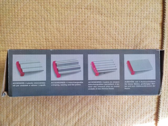 Plancha de pelo crimpadora vintage