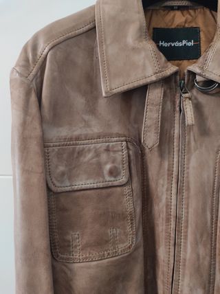 Cazadora piel talla 56