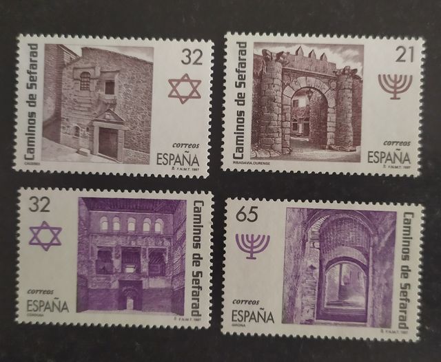 sellos nuevos de ESPAÑA año 1997,  a facial